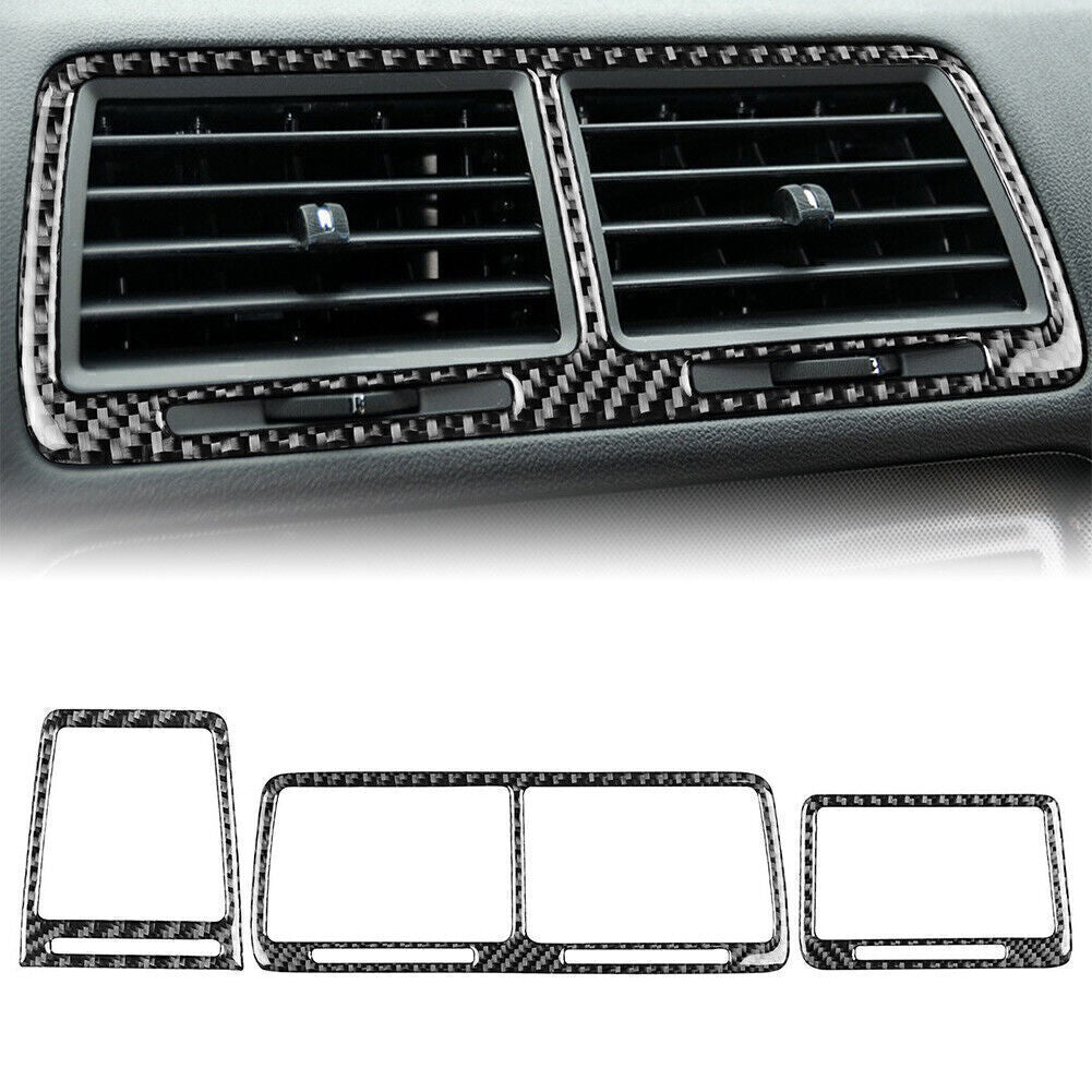 Interior Air Vent Outlet Cover Trim Carbon Fiber for Dodge for Challenger 2008-2014