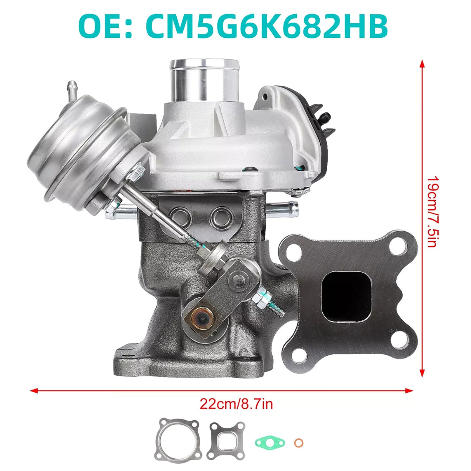 Turbocharger for Ford EcoSport Focus Fiesta EcoBoost 1.0L CM5G6K682GB 1761178