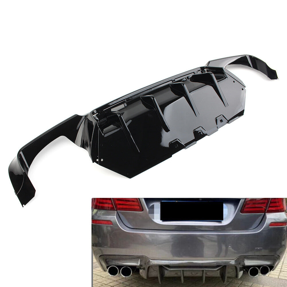 Rear Bumper Diffuser Quad Exhausts for BMW F10 M5 2011-2016