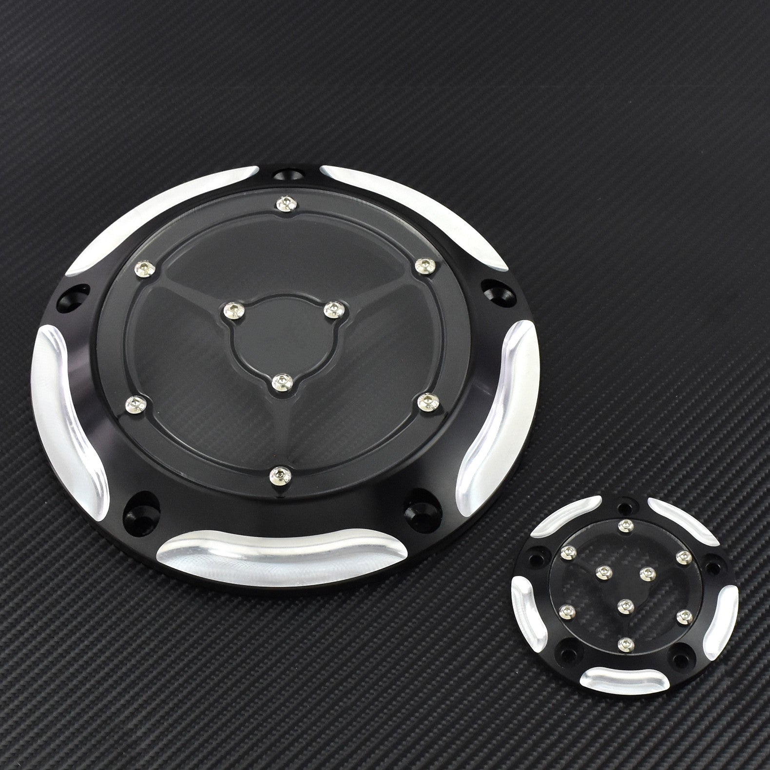 5 Hole Timing Timer Derby Cover Fit for Harley Road King Softail Dyna FLHR FLTFB