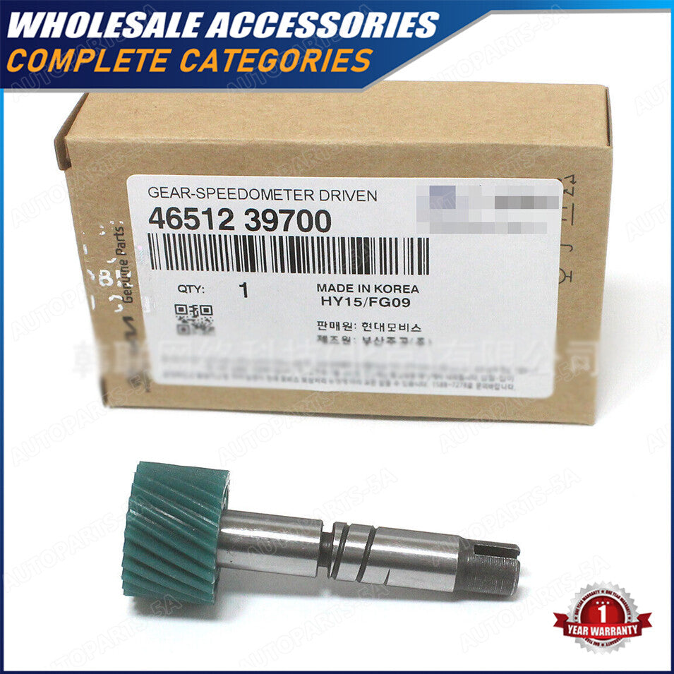 Engine speedometer drive gear suitable for Hyundai and for Kia 3.3L, 3.5L, and 3.8L engines. 46512-39700