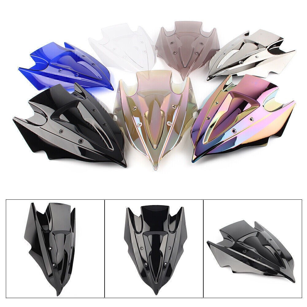 Windschild Verkleidung f¨¹r for Kawasaki Z250 Z300 2013-2017 Motorrad