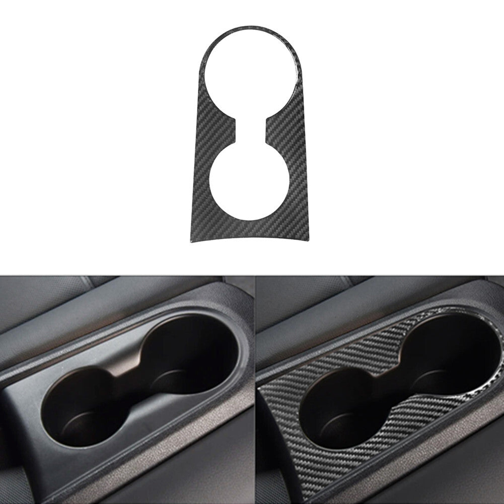 Carbon fiber cup holder decoration for the modern for Veloster JS 2019-2022