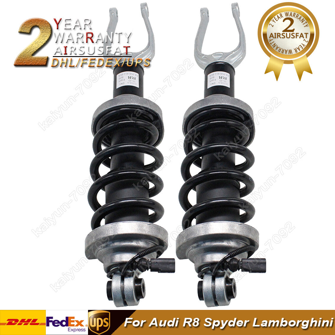 2x Front Strut Shock Absorber for Audi R8 Spyder for Lamborghini 2018-2020 4S0412020