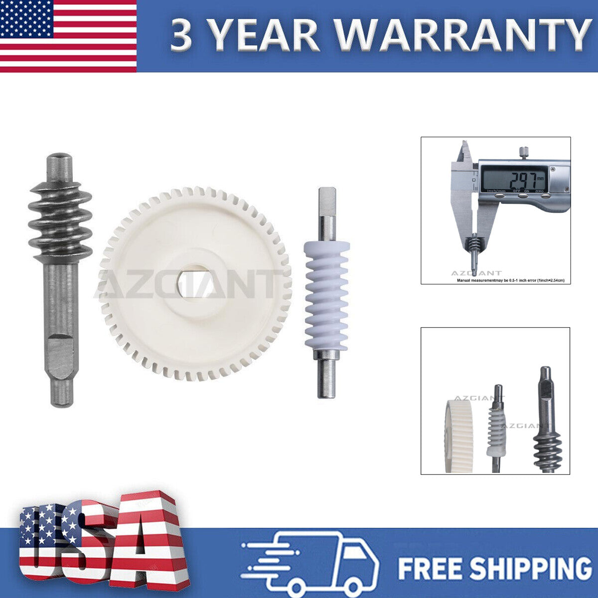 3PC New FOLDING MIRROR MOTOR Gear Kit for Nissan Note E12 for Nissan Maxima A36 MK8