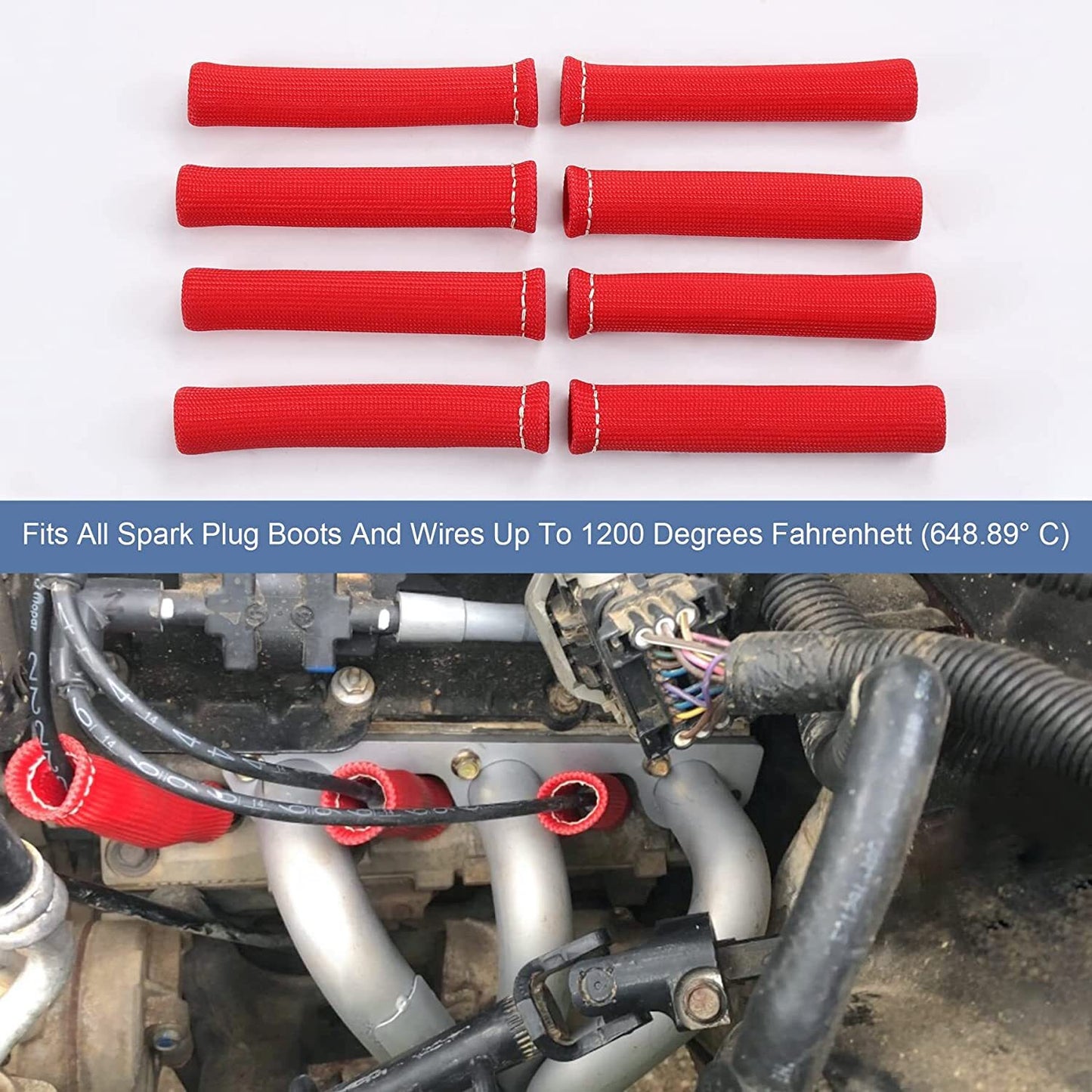 Heat insulation sleeve, spark plug, wire shoe, protective sleeve, heat insulation cover