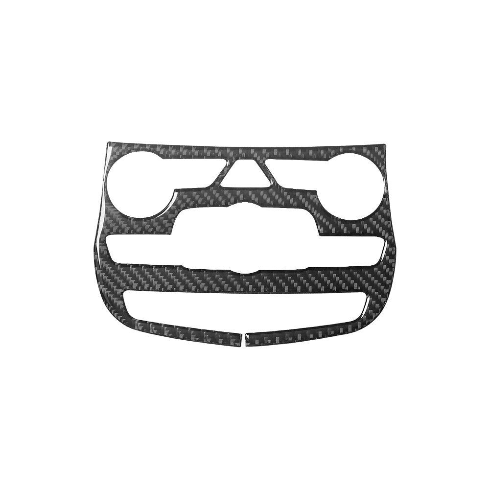 Carbon Fiber Inner Climate Control Panel Cover Trim for Dodge Durango 2014-2020