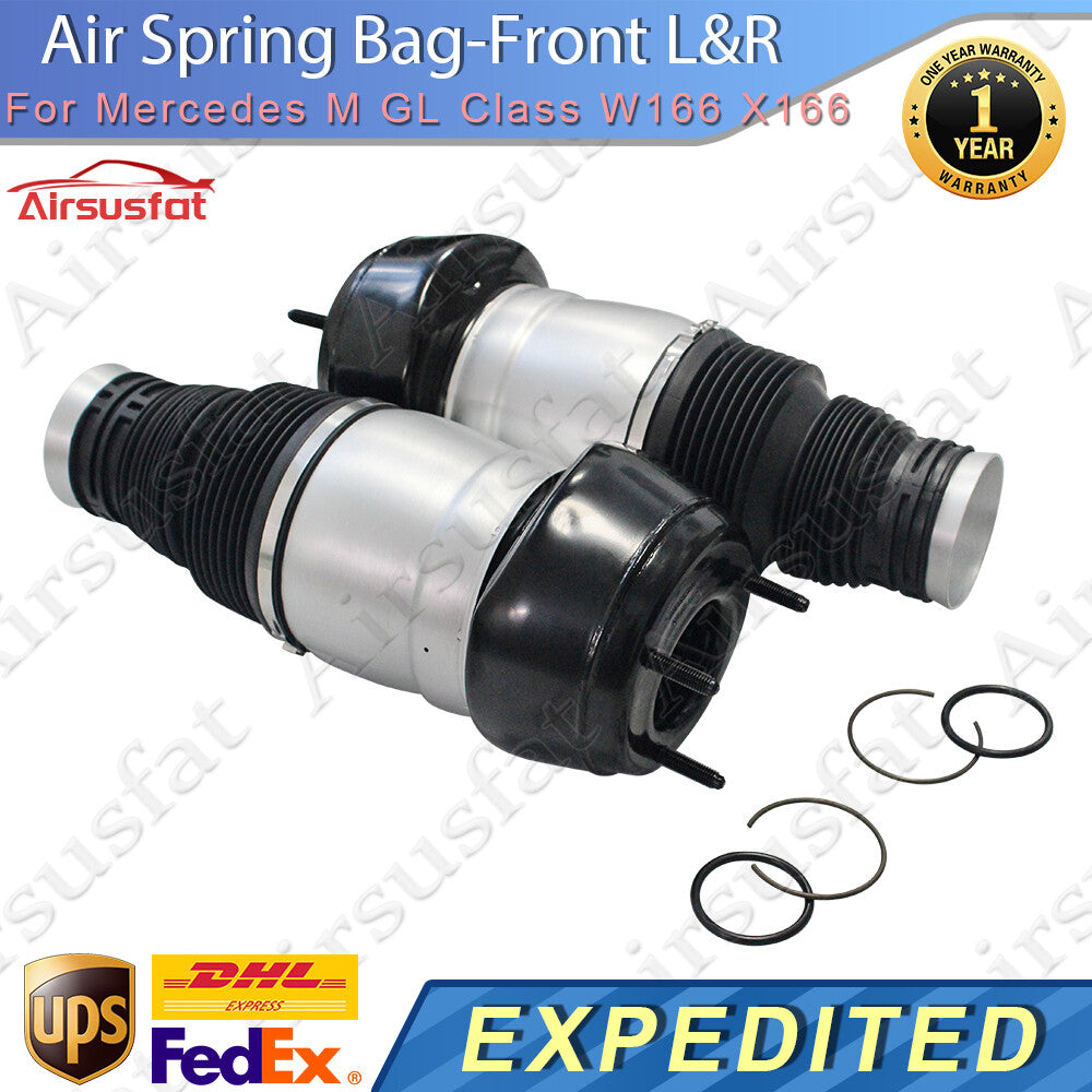 2x Front LR Air Suspension Spring Bags for Mercedes-Benz M GL Class W166 X166