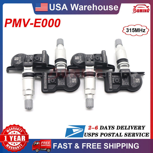 4x 42607-02050 PMV-E000 new TPMS Tire Pressure Sensors Suitable for Toyota for Camry and for Lexus