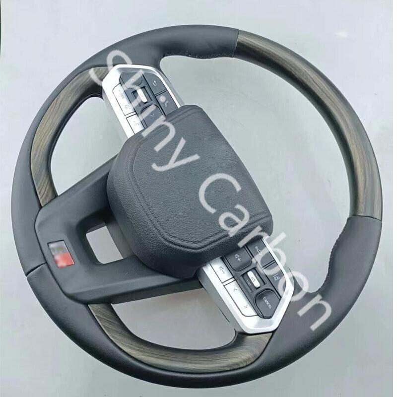 Custom wood-grain steering wheel for Toyota for Land Cruiser LC300 2022+