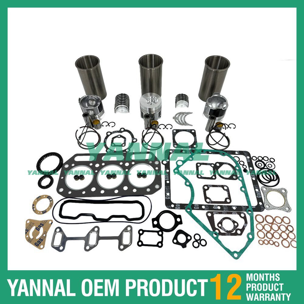 New 3T75HA Overhaul and Rebuild Kit with Shims and Bearings for Yanmar 3T75HA Engines