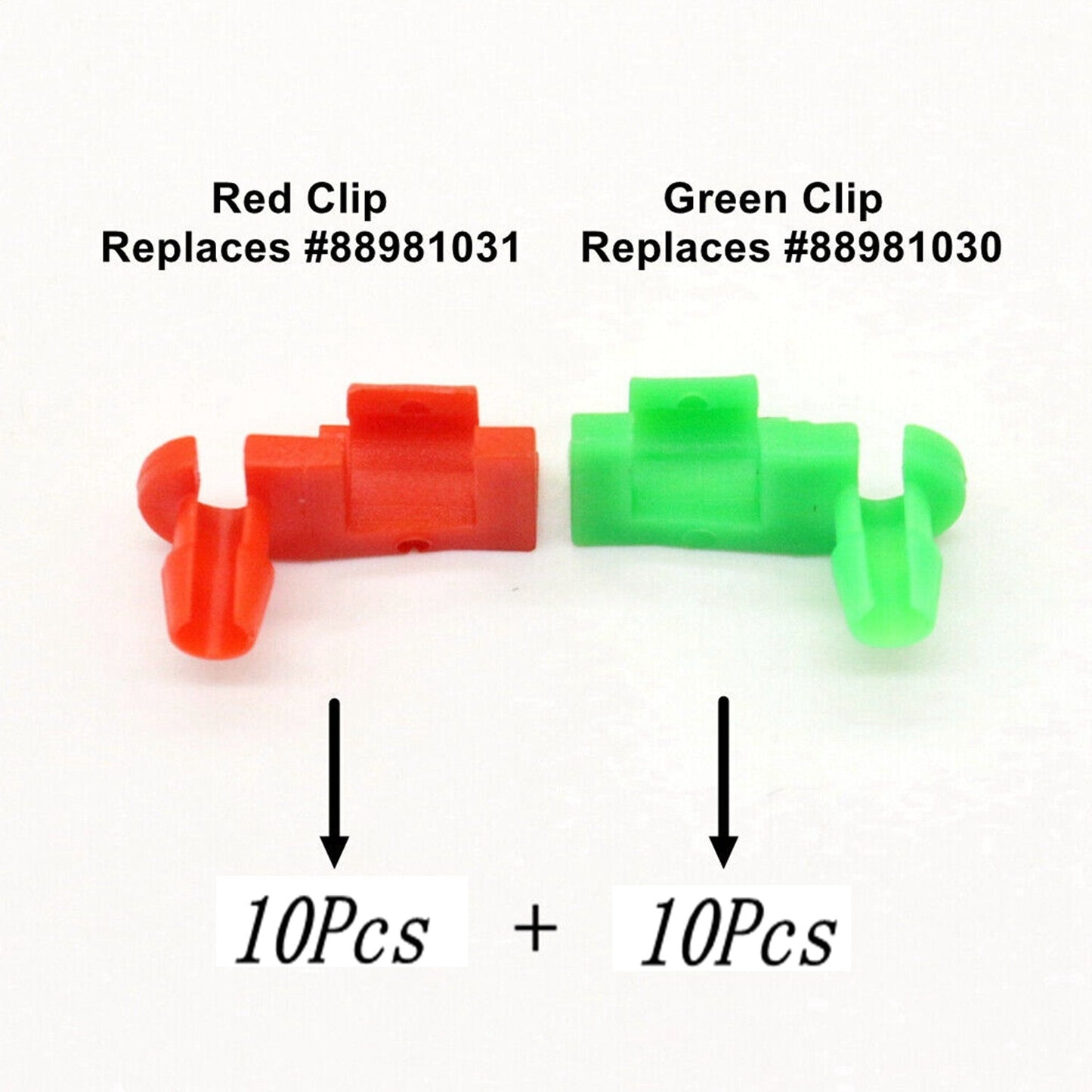 20 Pcs Fits for GM for Chevy Silverado for GMC for Sierra Tailgate Handle Rod RH  LH Clip