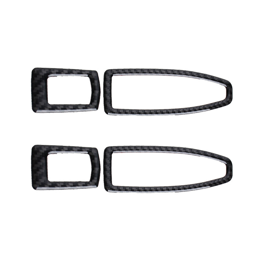 Carbon Fiber Window Switch Lift Panel Trim Cover for BMW 3 Series F30 2013-2019
