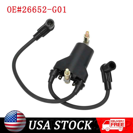 One-piece new dual ignition coil for TXT 91-02 EZGO 4-wheel gas for golf cart 26652-G01
