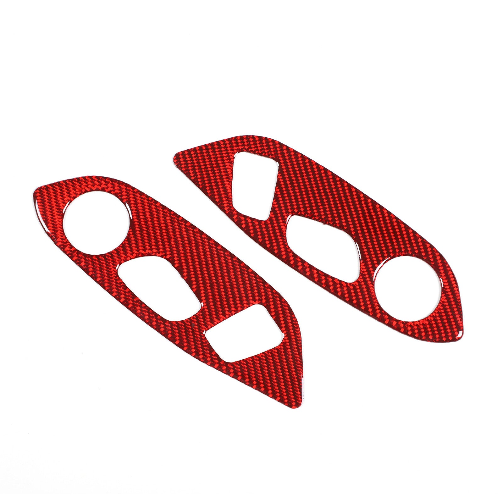 ABS carbon fiber internal AC vent decorative sticker for Corvette C8 20-23