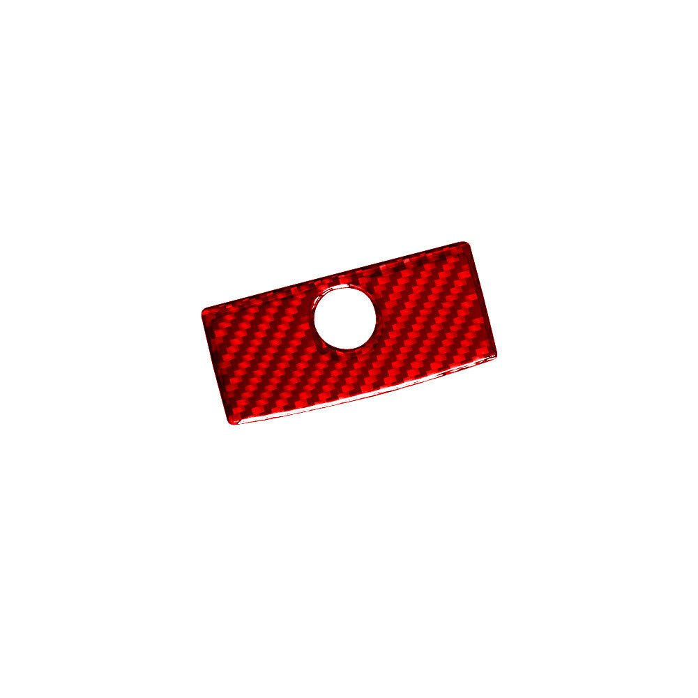 Red Carbon Fiber for Co -pilot Glove Box Switch Cover Trim for Ford Ranger 2019-2022