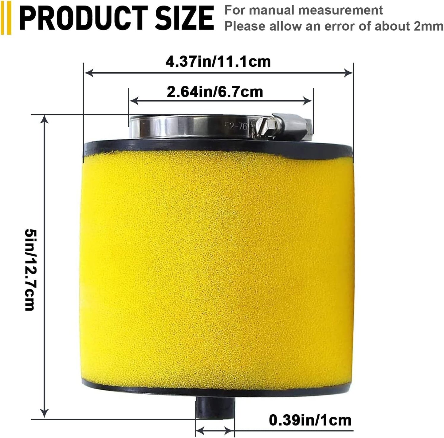 Air Filter for Honda FourTrax 300 TRX300 TRX300FW FourTrax Forem 400 17254HC5900