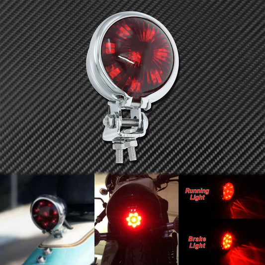 Chrome Rear Fender Tail Running Brake Stop Light Lamp Fit for Harley Sportster