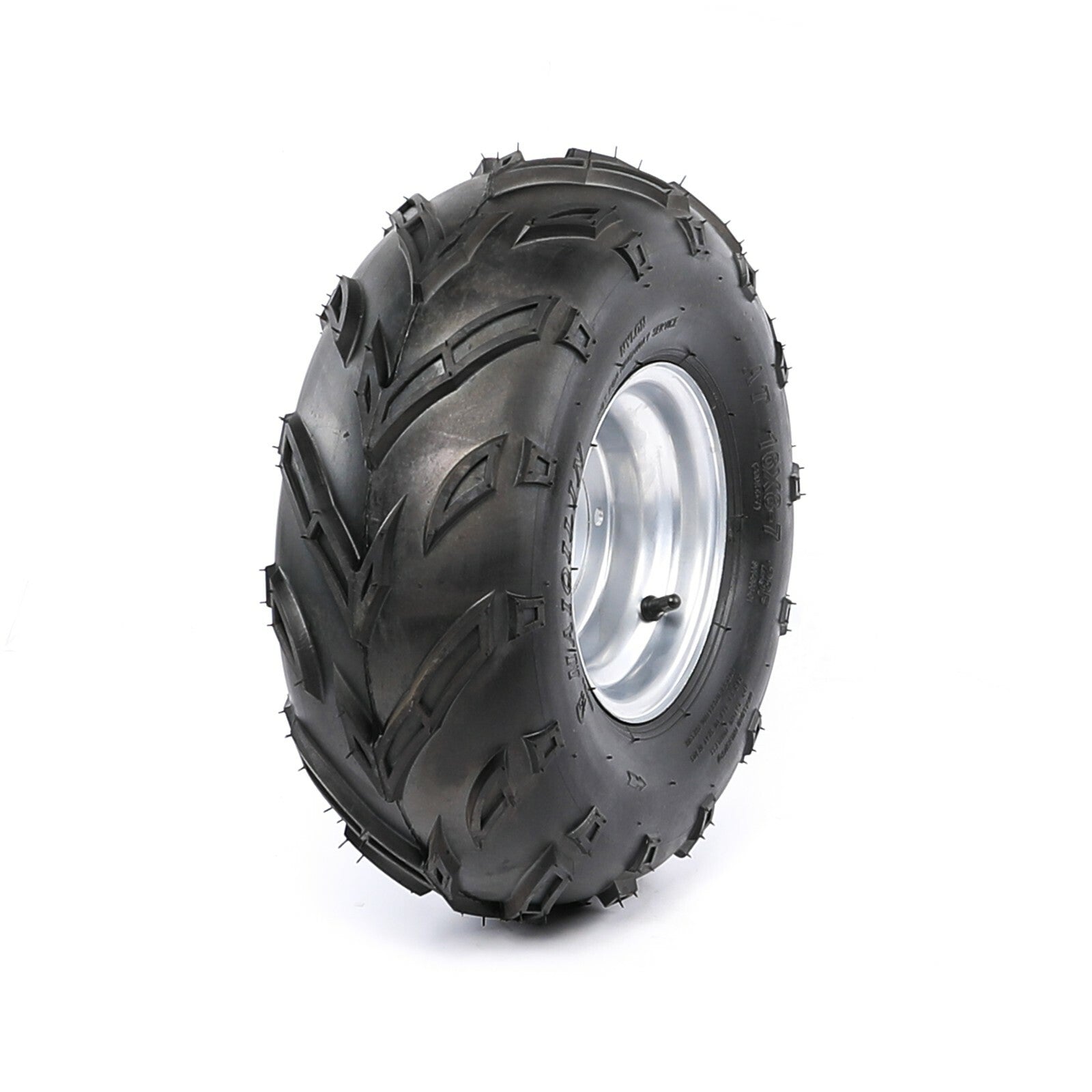 4-piece complete all-terrain vehicle tire set 16x8x7, 16x8-7 tires, 4-cam wheels, go-kart four-wheel for golf cart