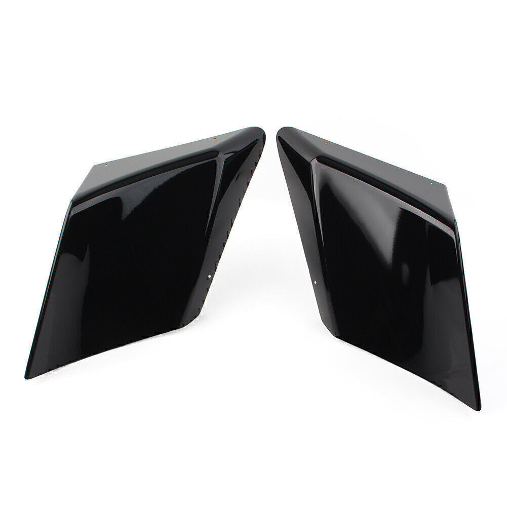 Vivid Black Stretched Extended Side Cover for Harley Road Electra Glide 1989-13