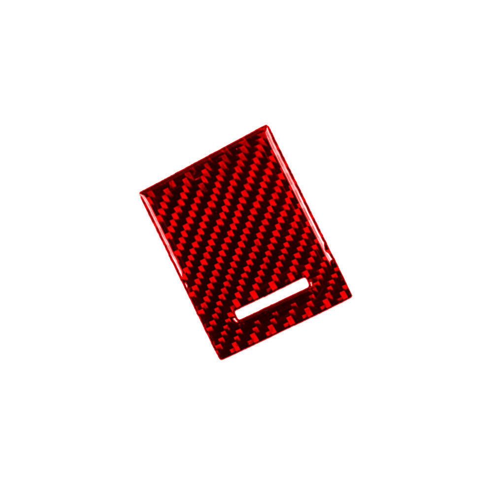 Red Carbon Fiber Interior Power Outlet Cover Trim Sticker for Acura TSX 2009-14