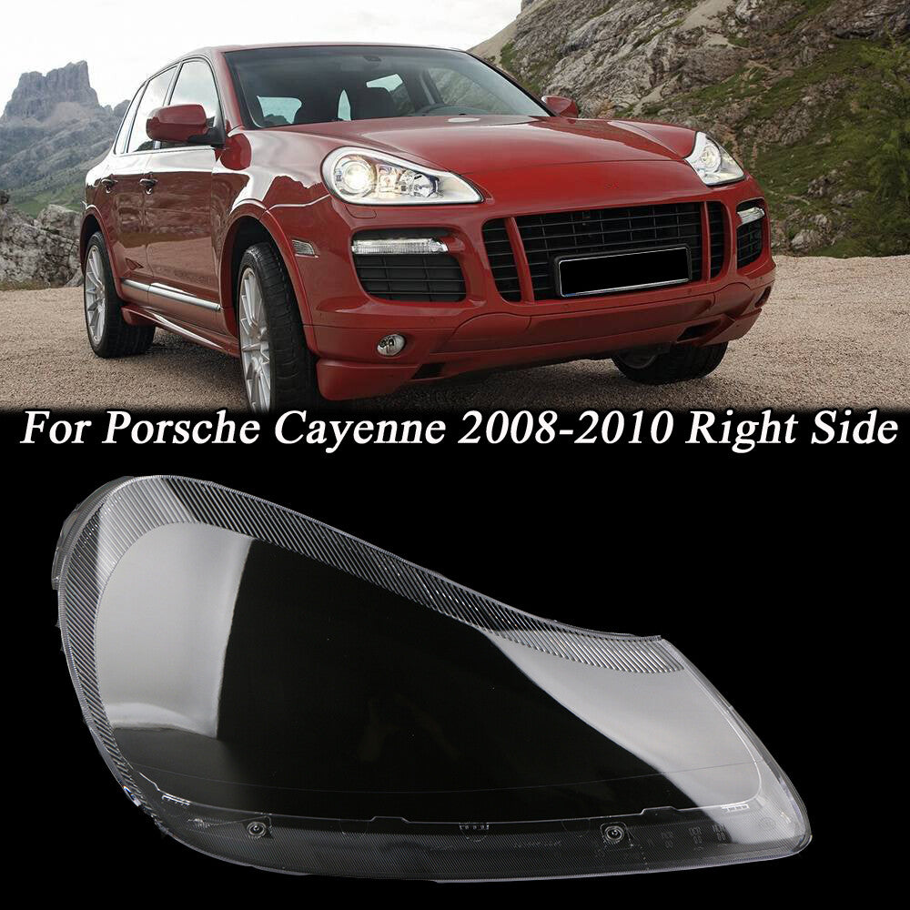 for Porsche for Cayenne 08-10, right headlight lens cover across parent housing