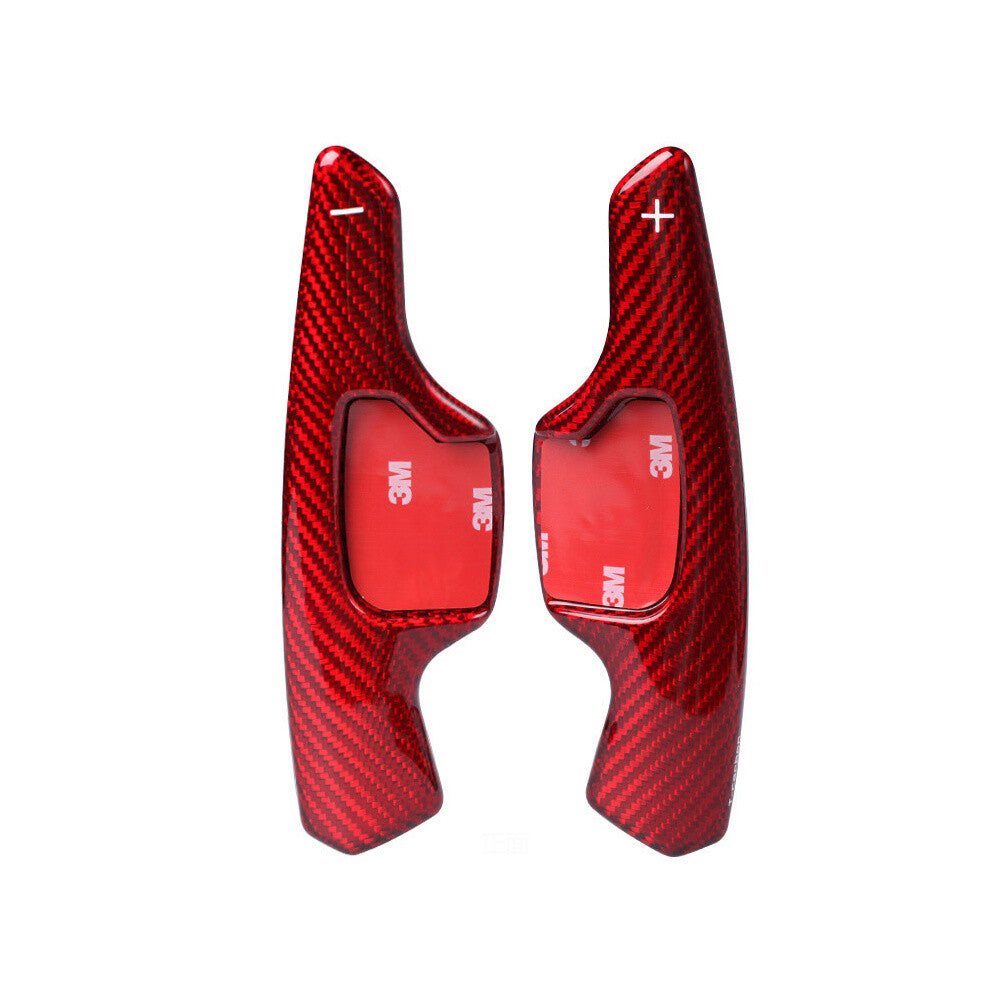 Red Carbon Steering Wheel Paddles Shifter for Ford Mondeo /Taurus /Edge for Lincoln