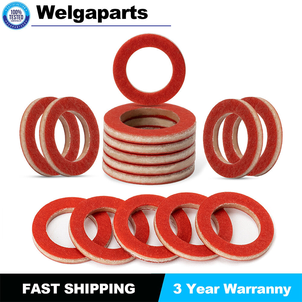 15Pcs Outboard Lower Unit Oil Drain Gasket for Yamaha 90430-08020-00 90430-08003