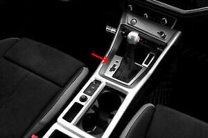 Fit for Audi Q3 2019-24 Matte Silver Inner Middle Console Gear Shift Frame Trim