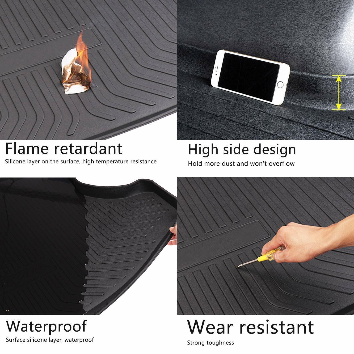 For Chevry Blazer 2019-2022 Car Cargo Liner Trunk Floor Mat TPO Waterproof Pad