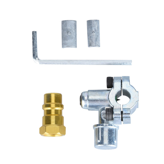 Universal A/C Retrofit Valve w/ Dust Cap For 7/16 Inch Low Side Port BPV-31