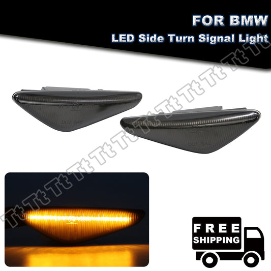 Smoked LED side marker lights suitable for BMW X3 F25 X5 E70 X6 E71 E72 turn signals