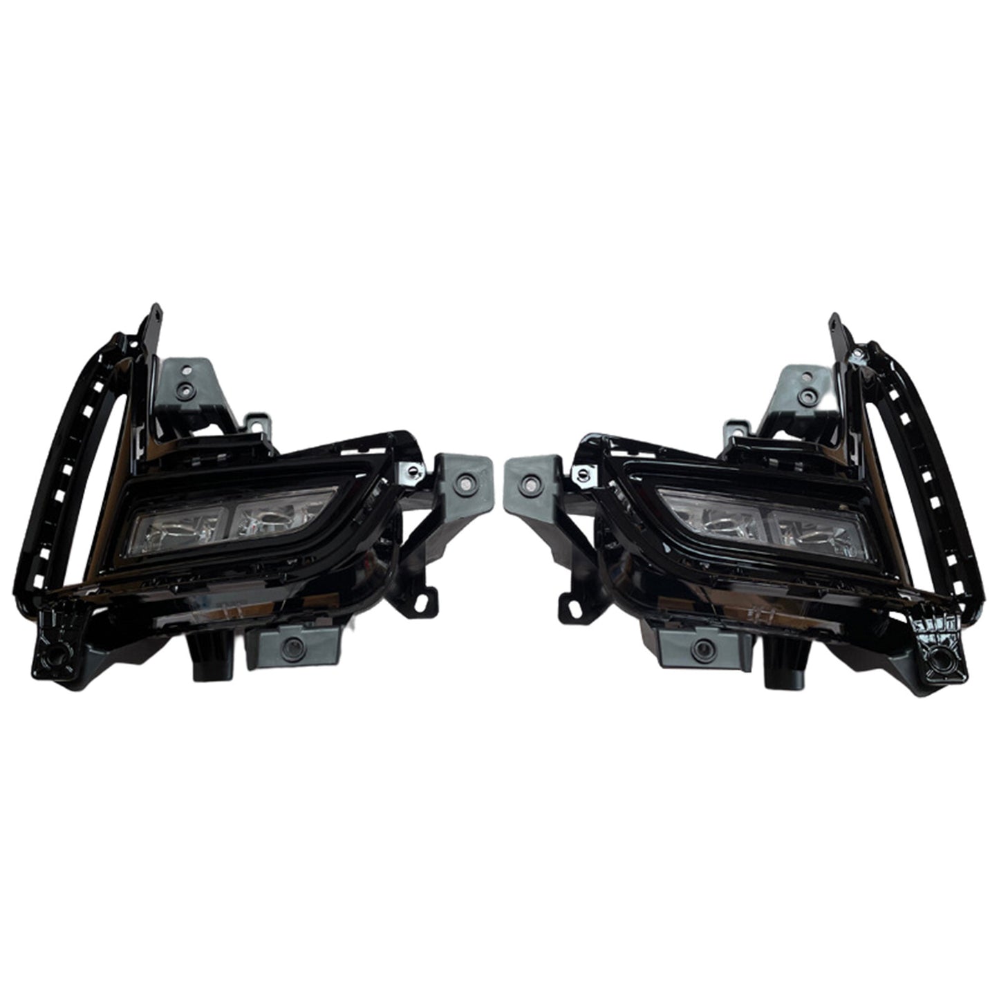 LED Front Pump Fog Light Kit with Daytime Running Lights for 2022 for Kia Fiesta - One Pair
