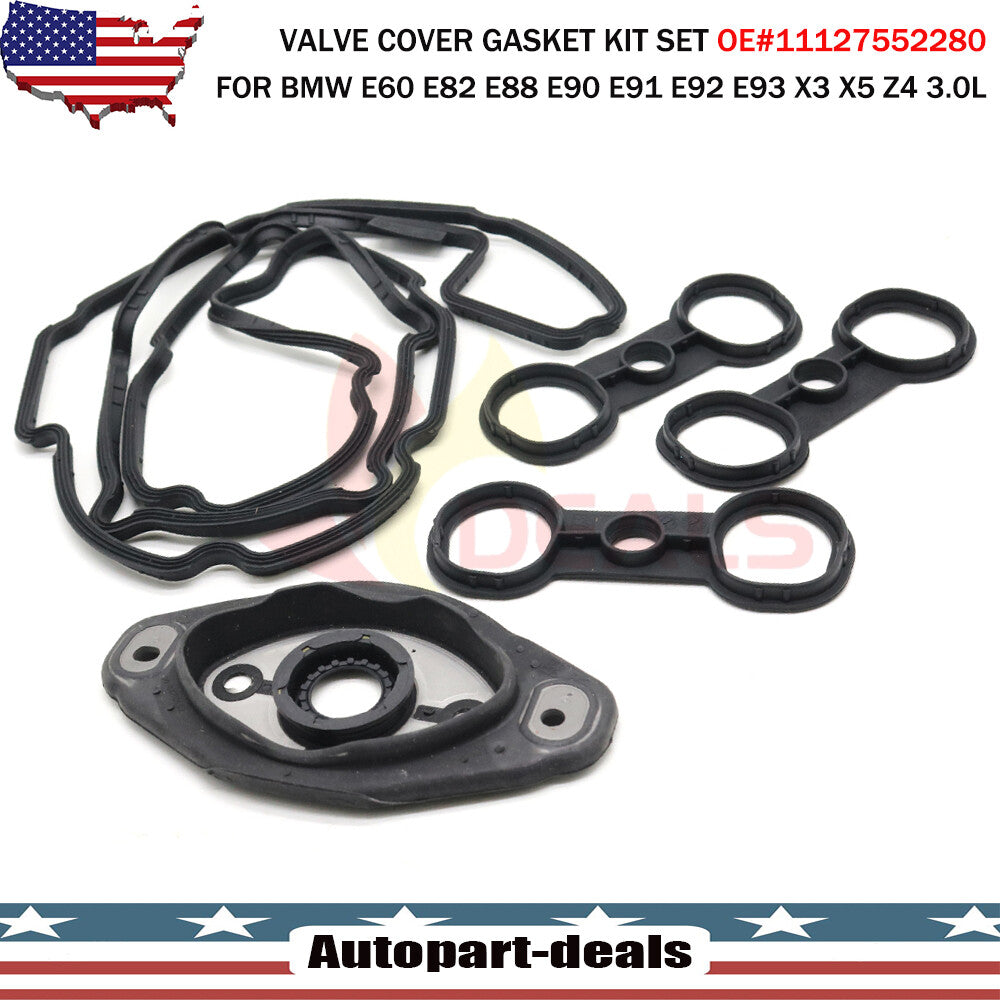 Camshaft Adjuster Eccentric Shaft Actuator Seal Valve Cover Gasket for BMW N52