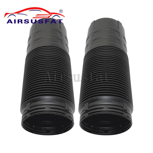 2-Piece Hydraulic Shock-Absorbing Rubber Boots for Mercedes W220 and W215 Front Dust Covers (ABC)