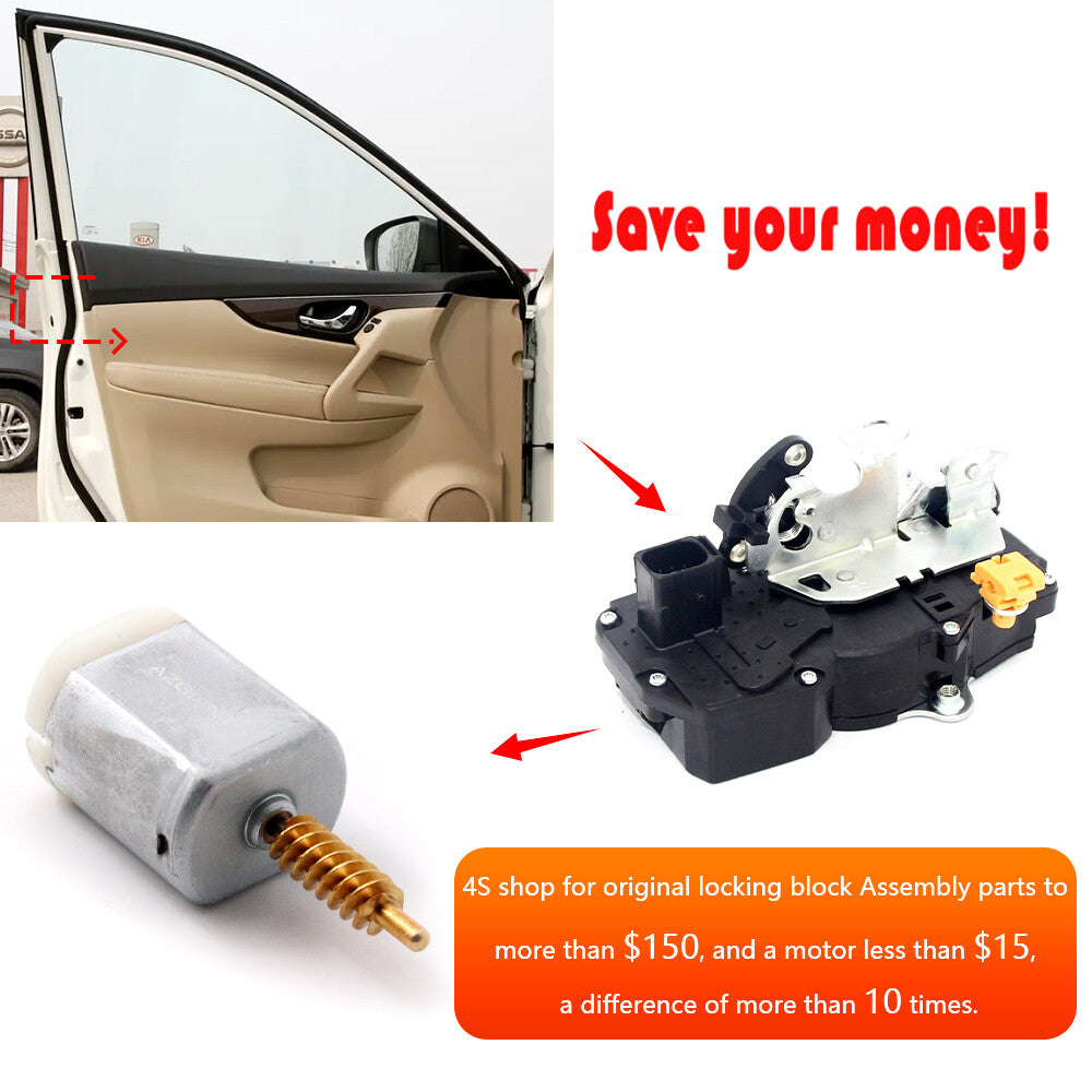 12V DC door lock actuator motor 8200300127 suitable for Renault Clio III MK3 2005-2012
