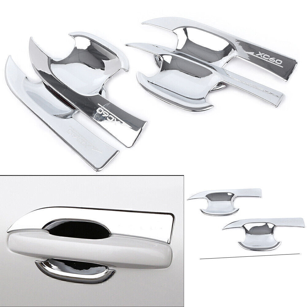 for Volvo XC60 2018-24 19 ABS Plastic Car Exterior Side Door Handle Bowl Sticker