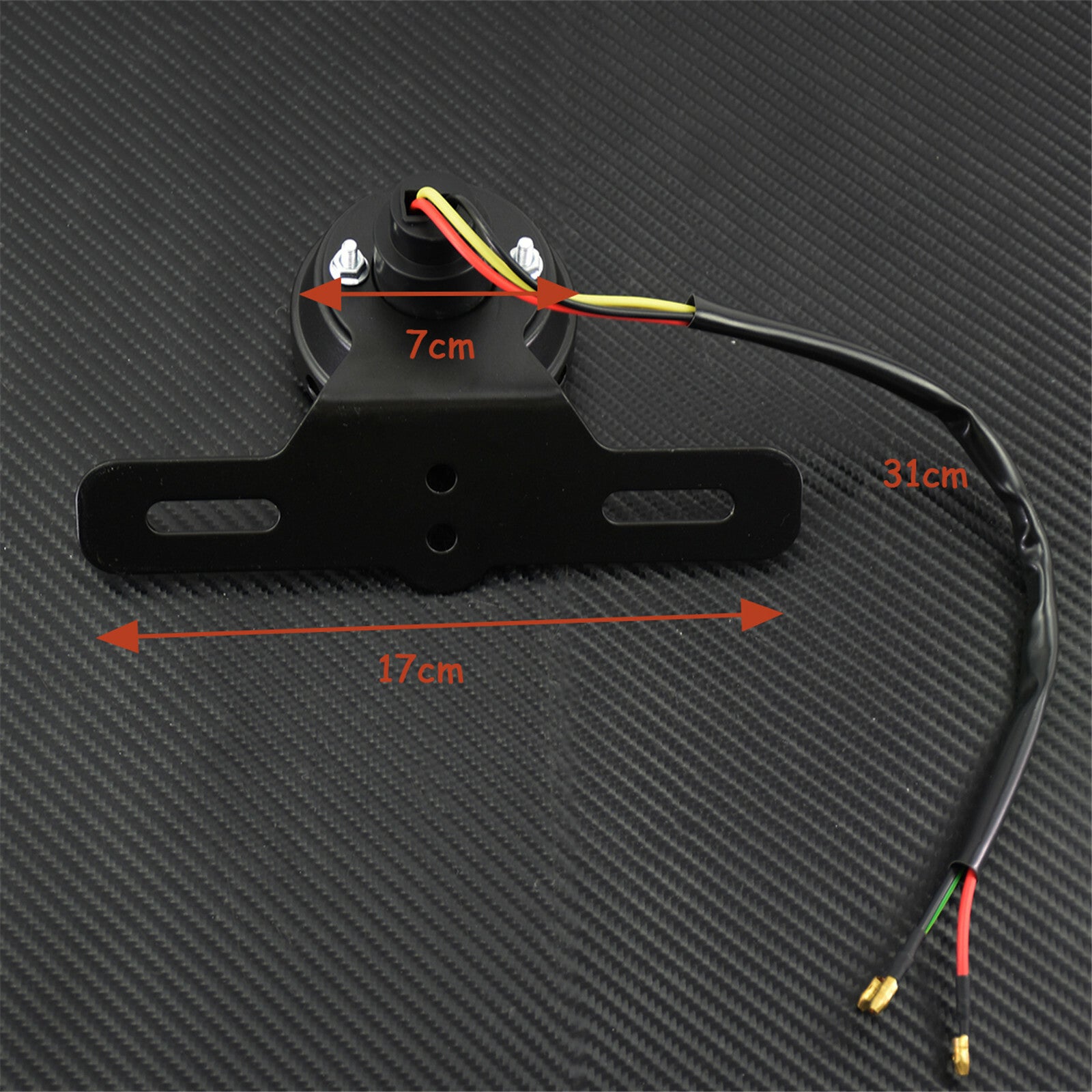 Univesal Motorcycle Rear LED Tail Brake Light w/Bracket Fit For Sportster Dyna