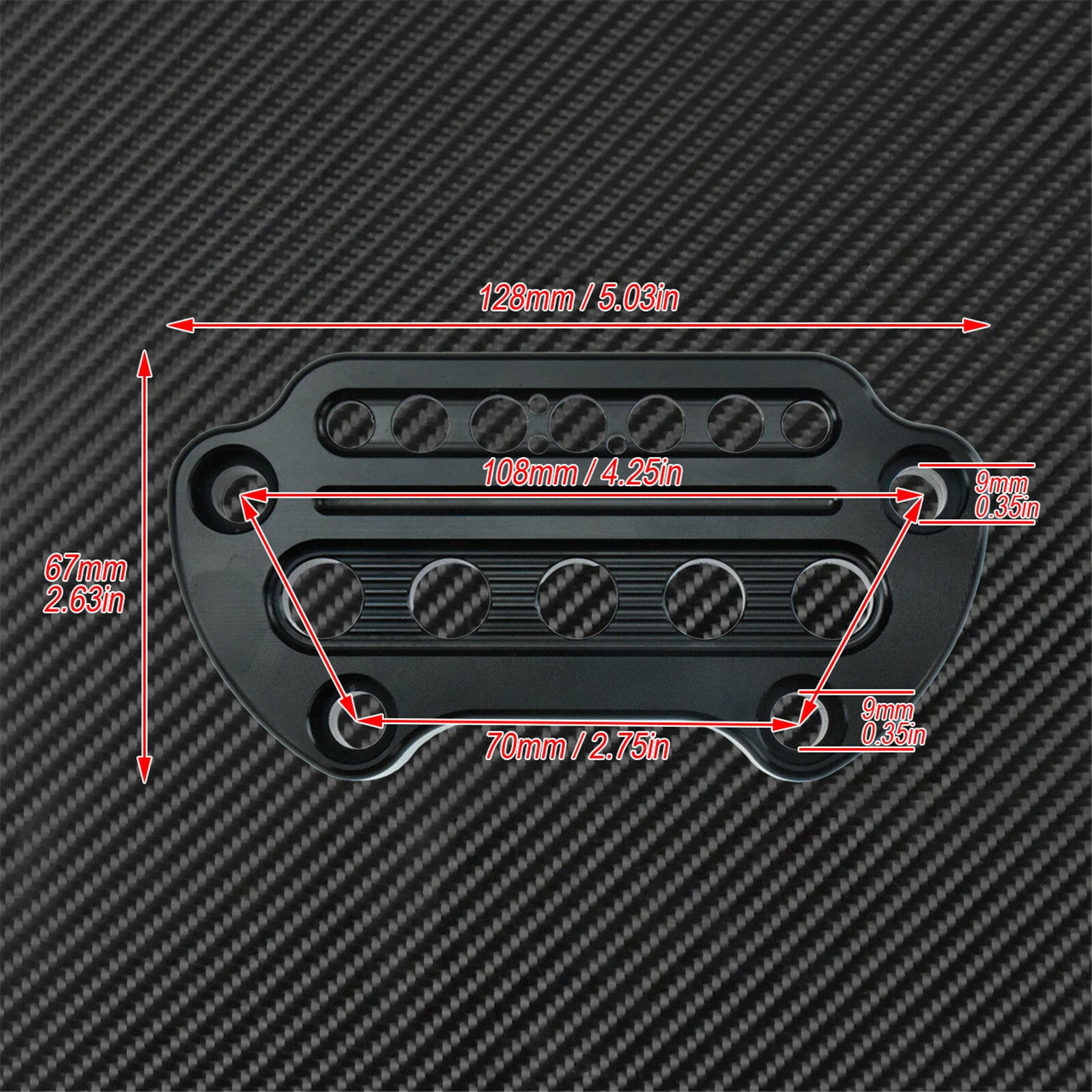 Front Indicator Handlebar Clamp Cover Fit for Harley Sportster 95-up Dyna 06-up