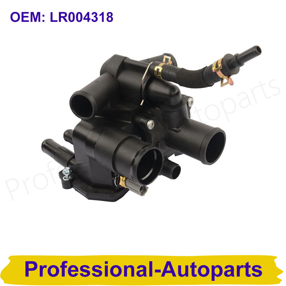 The LR004318 thermostat housing is suitable for Land Rover for Range Rover L322 and for Land Rover for Range Rover Sport 3.6