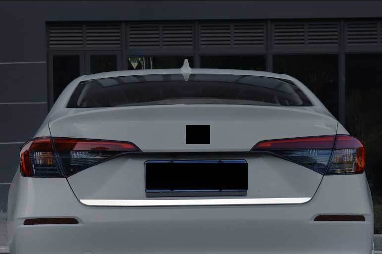 for Honda 11Th for Civic 2022-2023 Chrome Rear Trunk Tailgate Lid Lower Strip Cover