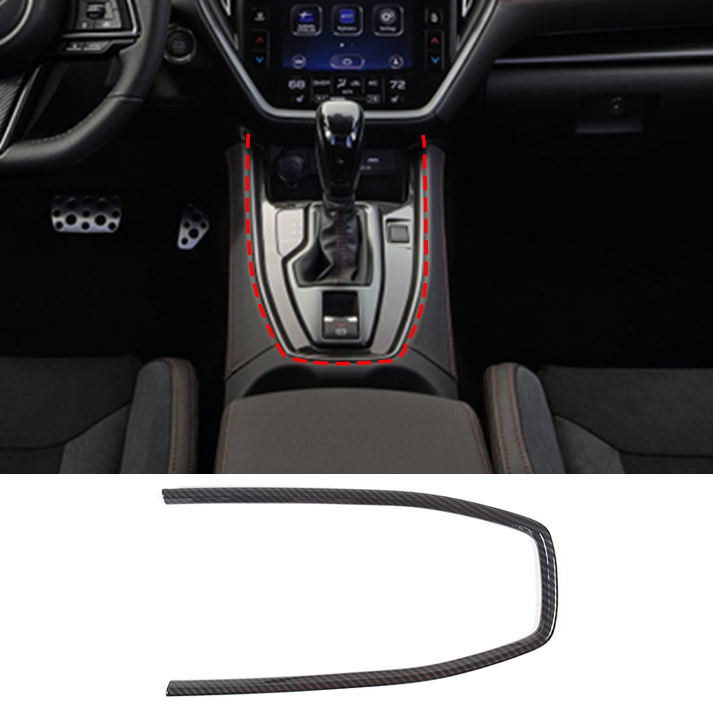 Suitable for Hummer H2 2003-2009 High Mount 3rd Brake Light Decorative Cover (Aluminum)