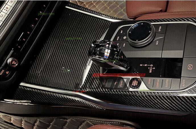 Dry carbon control console dashboard interior trim for 20-22 for BMW 3 Series G20 320i 330i