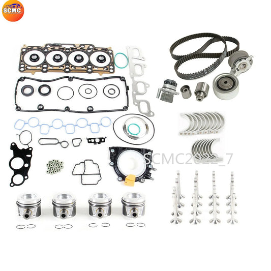 2.0TDI GasketsPiston Timing Valve Engine Rebuild Kit for AUDI A4 A5 for VW for Tiguan