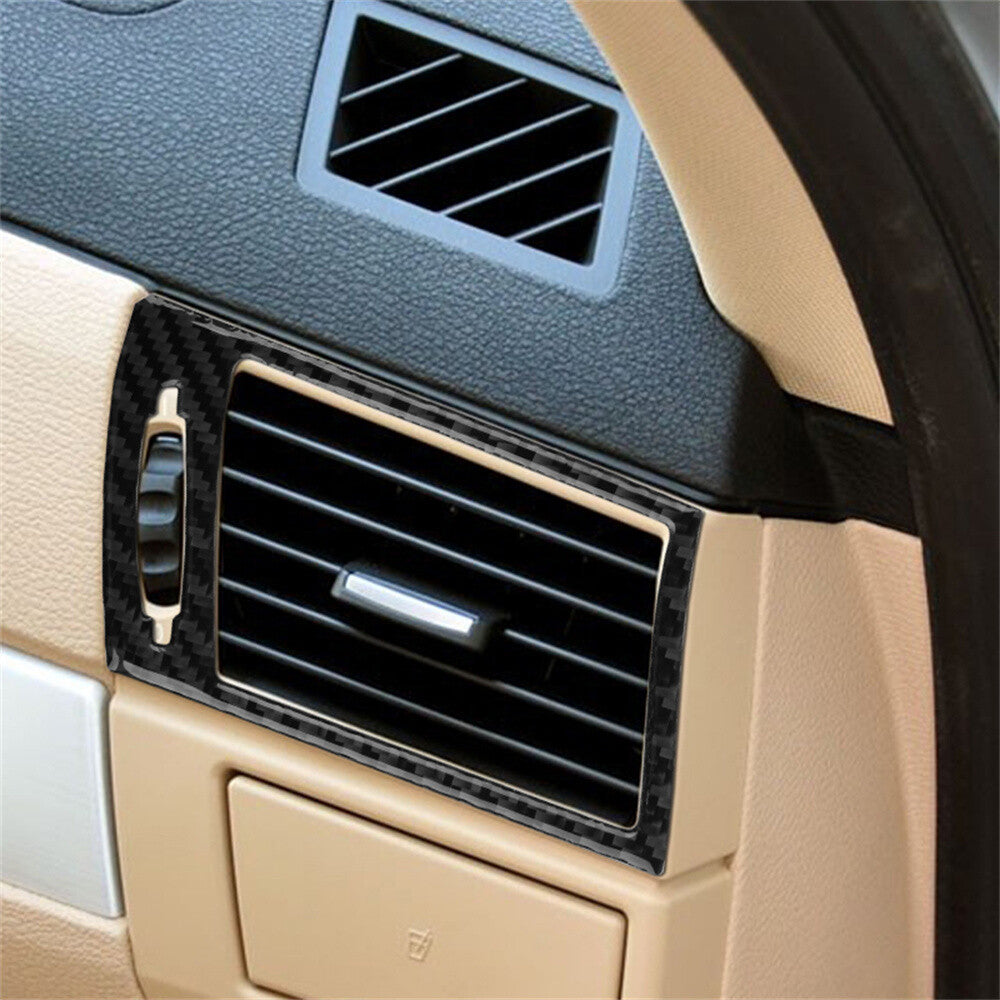 2X Carbon Fiber Side Air Outlet Trim for BMW X3 2004-2010