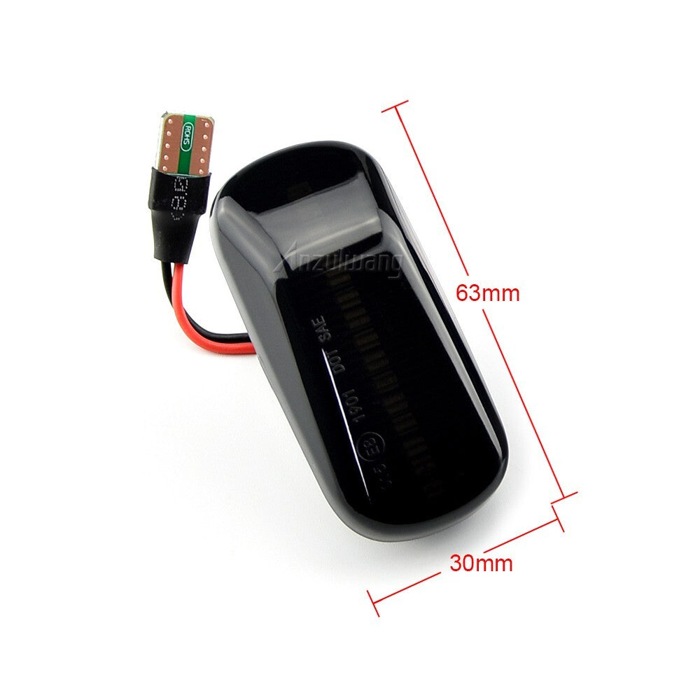 2 Pcs LED Dynamic Side Marker Turn Signal Light for Honda for Civic Accord City CR-V