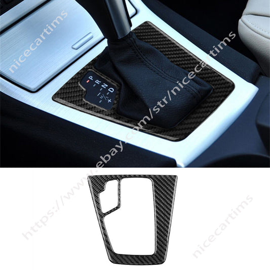 Carbon Fiber Central Control Gear Shift Box Panel Cover for BMW X3 E83 2004-2010