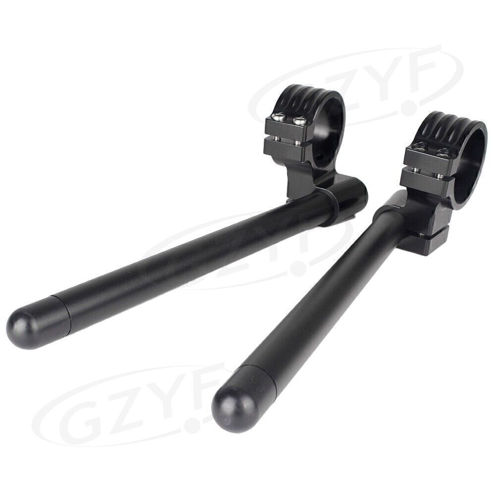 52mm Fork Clip On ons Handle Bars Handlebar 3 Colors Universal New Motortcycle