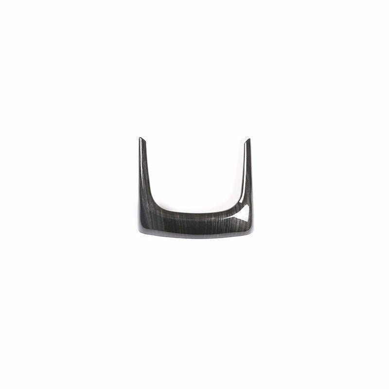 Black Wood Grain Central Console Armrest Box U Frame Trim for BMW X1 F48 2016-22