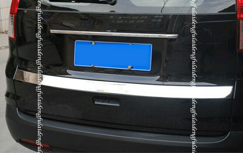 for Honda CR-V CRV 12-16 Chrome Steel Rear Trunk Lid Tailgate Molding Strip Trim